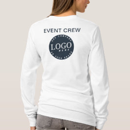 Camiseta Agregar la dirección del sitio web del logotipo de