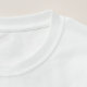 Camiseta Agregar logotipo de imagen Personalizar plantillas (Detalle - cuello (en blanco))