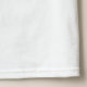 Camiseta Agregar logotipo de imagen Personalizar plantillas (Detalle - dobladillo (en blanco))