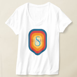 Camiseta Agregar nombre personalizado monocalizado inicial 