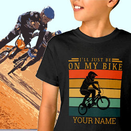 CAMISETA AGREGAR NOMBRE SOLO ESTARÉ EN MI BICICLETA BMX SUN