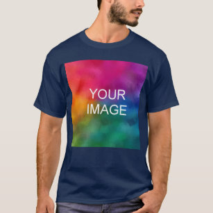 Camiseta Agregar plantilla de fotografía de imagen básica d