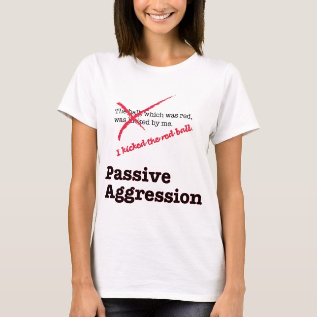 Camiseta Agresión pasiva (Anverso)
