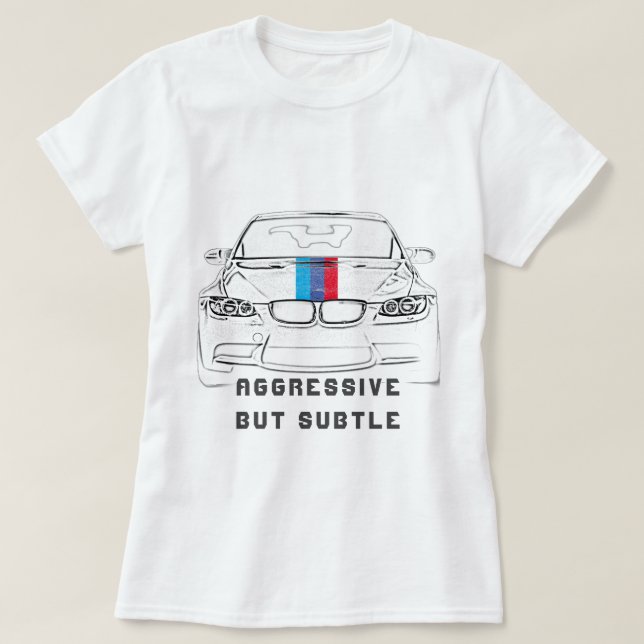 Camiseta agresiva pero al estilo de las mujeres de (Diseño del anverso)