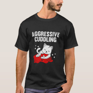Camiseta Agresivo tira a Jiu Jitsu gato BJJ Artes marciales