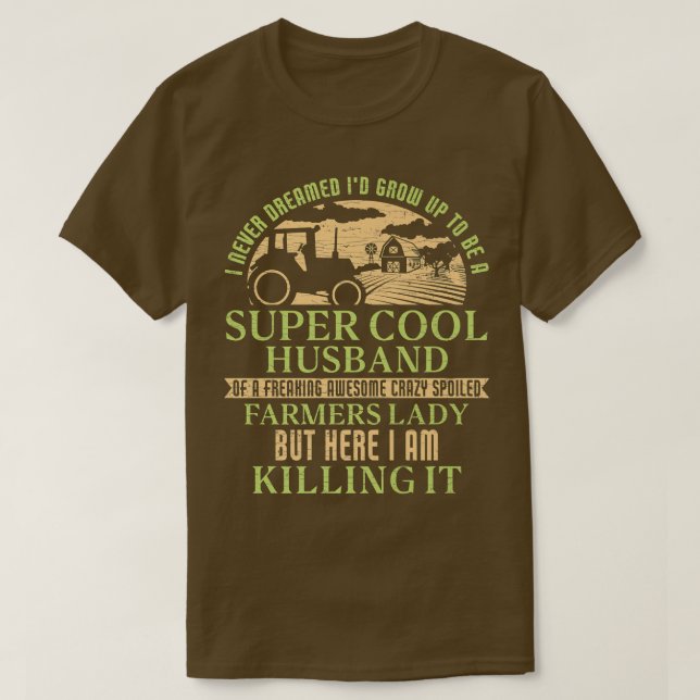 Camiseta Agricultor agrícola de Hombres (Diseño del anverso)