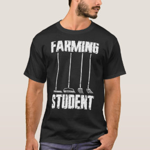 Camiseta Agricultor Agrícola De Tractores Agrícolas Estudia