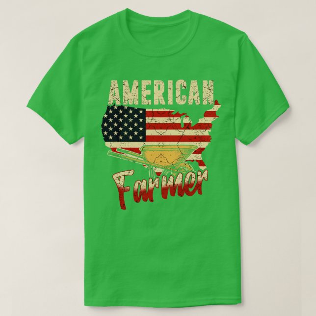 Camiseta Agricultor americano 7 (Diseño del anverso)