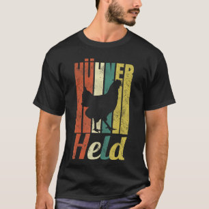 Camiseta Agricultor de agricultura masculina Pollo Héroe de