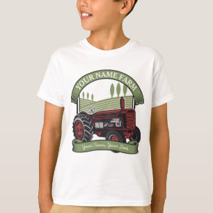 Camiseta Agricultor de campo de cultivo de cosecha de vinta
