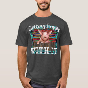 Camiseta Agricultor de cerdo de leopardo de Serape occident