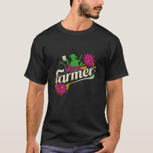 Camiseta Agricultor de flores Ropa linda para floristas y j