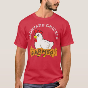 Camiseta Agricultor de pollo de patio trasero