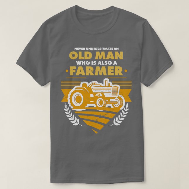 Camiseta Agricultor de regalo de jubilación agrícola (Diseño del anverso)