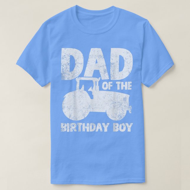 Camiseta Agricultor de tractores de cumpleaños (Diseño del anverso)