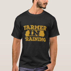 Camiseta Agricultor En Capacitación De Niños De Granja