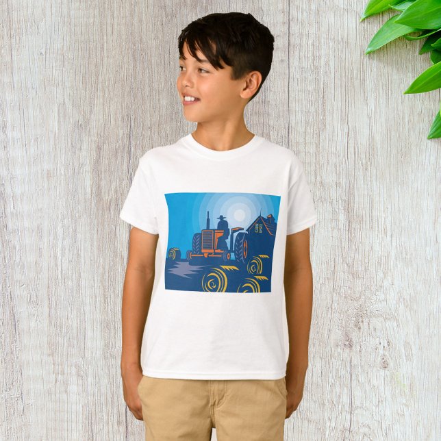 Camiseta Agricultor En Un Tractor (Subido por el creador)