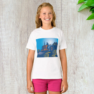 Camiseta Agricultor En Un Tractor