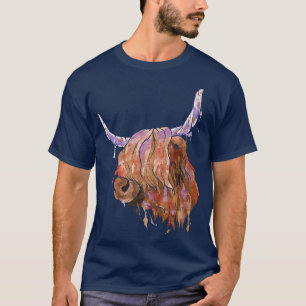 Camiseta Agricultor escocés de vaca Highland