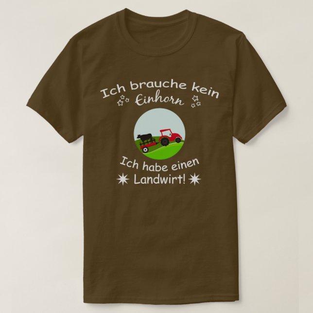 Camiseta Agricultor gracioso (Diseño del anverso)