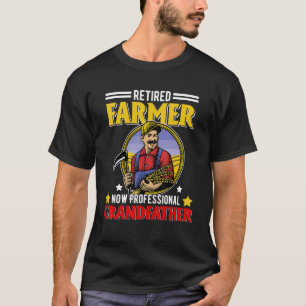Camiseta Agricultor jubilado ahora abuelo profesional Farme