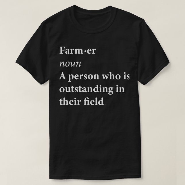 Camiseta Agricultor Nun Una Persona Que Está Destacada En S (Diseño del anverso)
