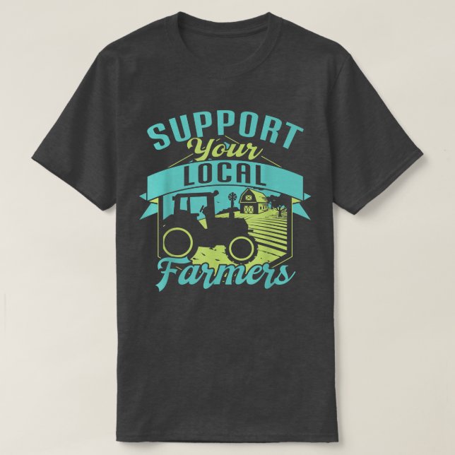 Camiseta Agricultor propietario de una granja agrícola (Diseño del anverso)