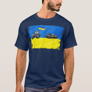 Camiseta Agricultor ucraniano roba un tanque divertido trac