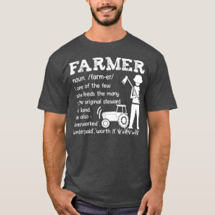 Camiseta Agricultor Uno De Los Pocos Que Alimenta El Rancho
