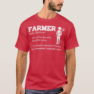 Camiseta Agricultor Uno De Los Pocos Que Alimenta El Rancho