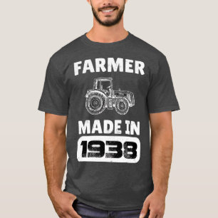 Camiseta Agricultor Vintage Nacido En 1938 Padres De 85 Año