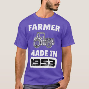 Camiseta Agricultor Vintage Nacido En 1953 Padres De 70 Año