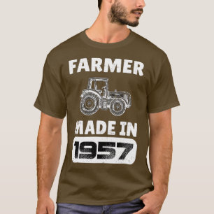 Camiseta Agricultor Vintage Nacido En 1957 Padres De 66 Año