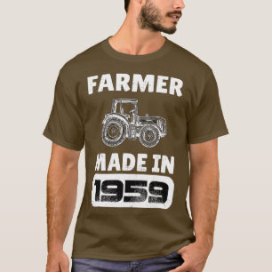 Camiseta Agricultor Vintage Nacido En 1959 Padres De 64 Año
