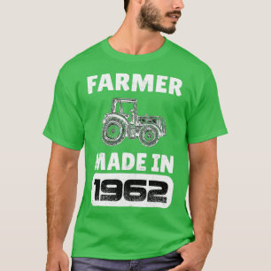 Camiseta Agricultor Vintage Nacido En 1962 Padres De 61 Año