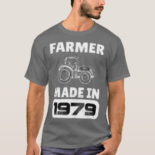 Camiseta Agricultor Vintage Nacido En 1979 Padres De 44 Año