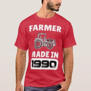 Camiseta Agricultor Vintage Nacido En 1990 Padres De 33 Año