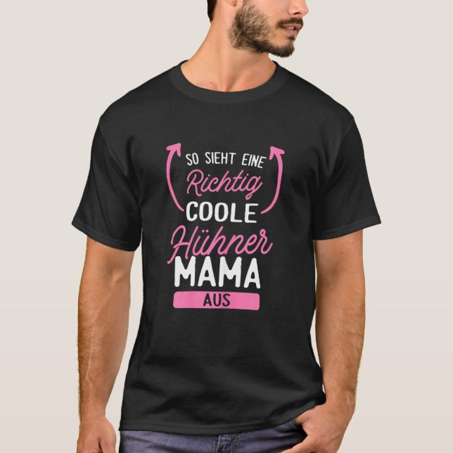 Camiseta Agricultora de pollo de Mamá de pollo (Anverso)