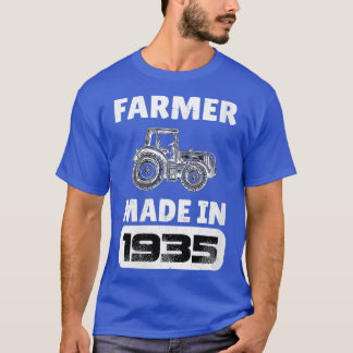 Camiseta Agricultora Vintage Nacida En 1935 Fa De 88 Años