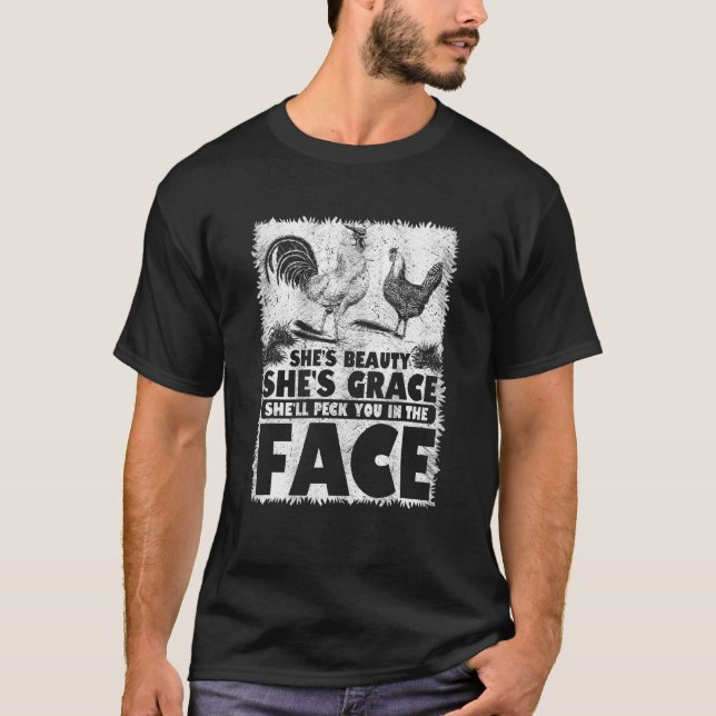 Camiseta Agricultores agrícolas de pollo (Anverso)