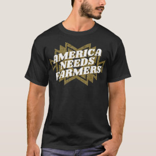 Camiseta Agricultores, agricultura, ganadería, ganadería, v