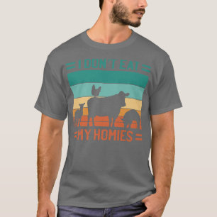 Camiseta Agricultores Animales Retro Vegetariano V
