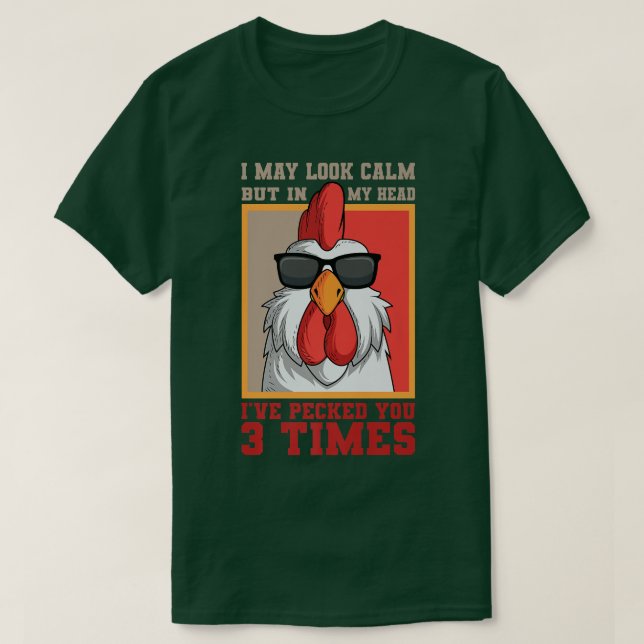 Camiseta Agricultores de gallos cultivan Aves de Ave (Diseño del anverso)