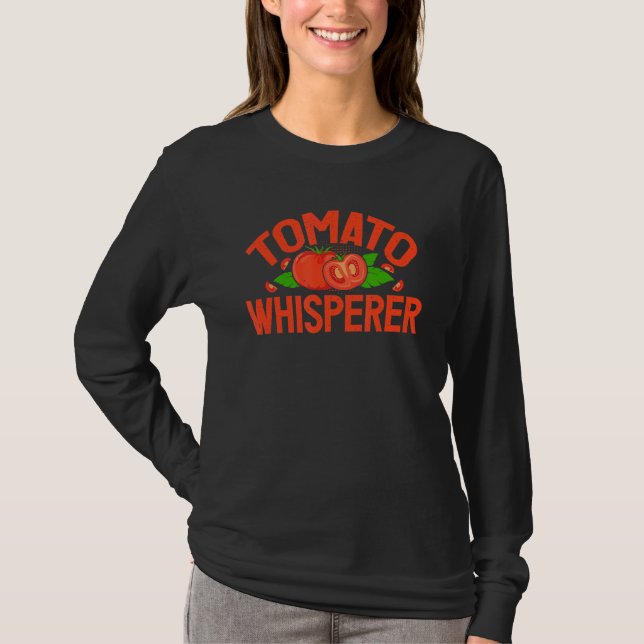 Camiseta Agricultores de plantadores de tomates rojos que s (Anverso)