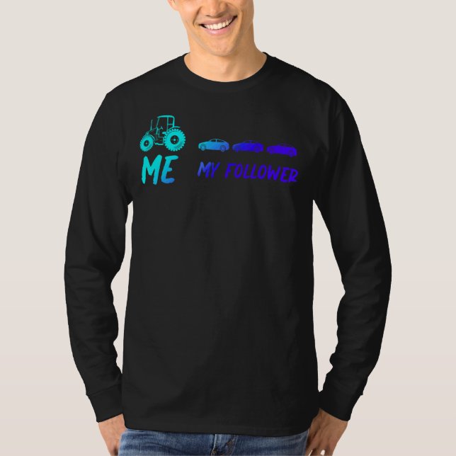 Camiseta Agricultores De Tractores Ich Meine Follower (Anverso)