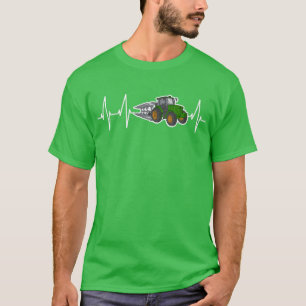 Camiseta Agricultores Tractores de latido de corazón cultiv