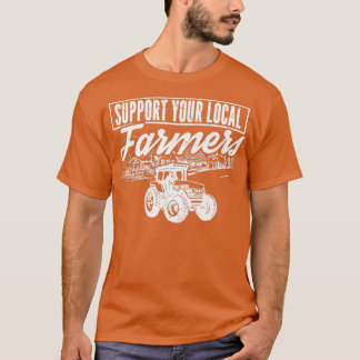 Camiseta Agricultura Agrícola Local Apoyo Al Agricultor Loc
