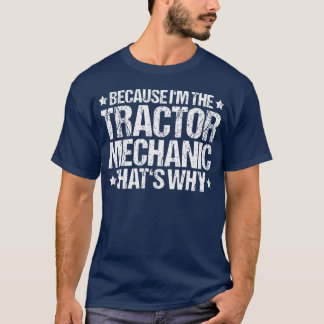 Camiseta Agricultura de Tractor Farming Por Eso Mecánico de