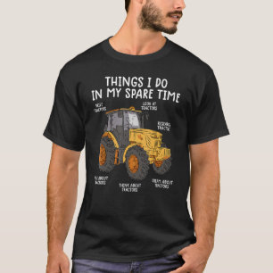 Camiseta agricultura de tractores para niños pequeños granj