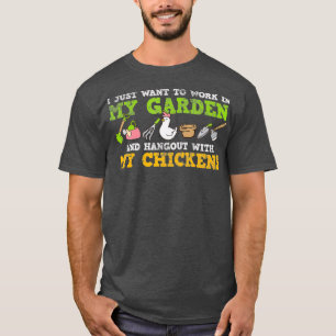 Camiseta Agricultura en jardines de pollo